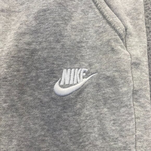 Nike Pants UNISEX Teens Sportswear Club Joggers Gray Size Large,Drawstring - Picture 9 of 11